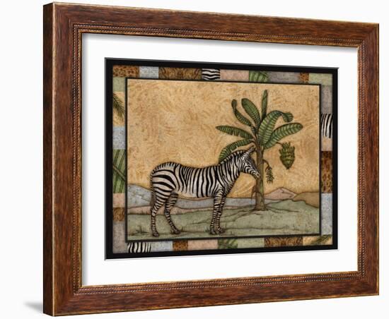 Zebra-Robin Betterley-Framed Giclee Print