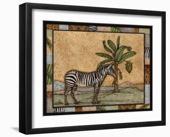 Zebra-Robin Betterley-Framed Giclee Print