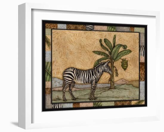 Zebra-Robin Betterley-Framed Giclee Print