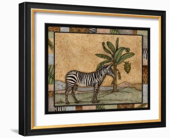 Zebra-Robin Betterley-Framed Giclee Print