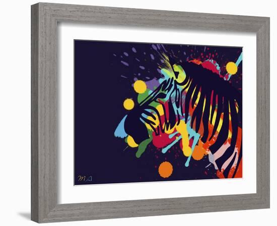 Zebra-Mark Ashkenazi-Framed Giclee Print
