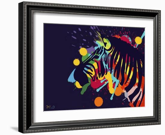 Zebra-Mark Ashkenazi-Framed Giclee Print