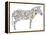 Zebra-Louise Tate-Framed Premier Image Canvas