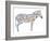 Zebra-Louise Tate-Framed Giclee Print