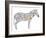 Zebra-Louise Tate-Framed Giclee Print