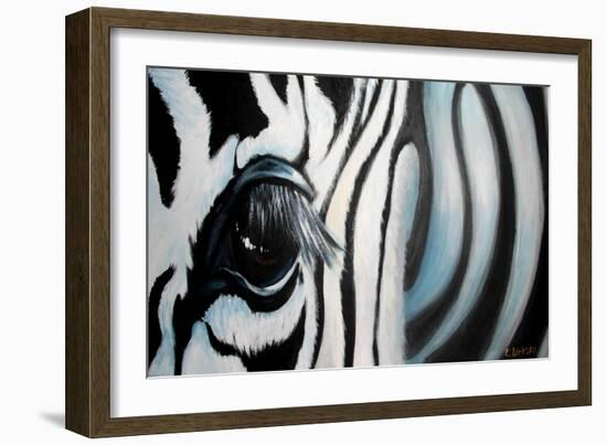 Zebra-Cherie Roe Dirksen-Framed Giclee Print