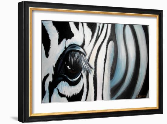 Zebra-Cherie Roe Dirksen-Framed Giclee Print