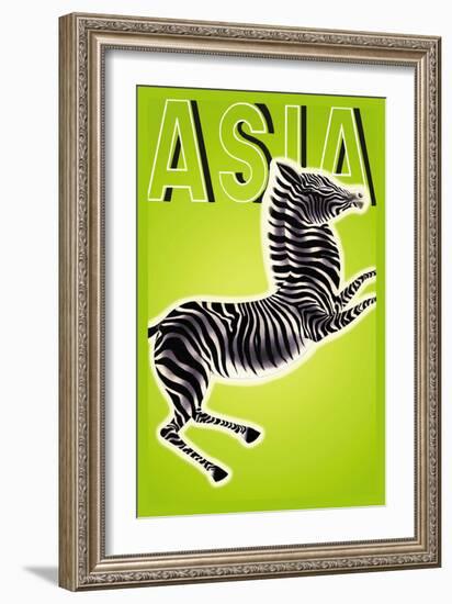 Zebra-Frank Mcintosh-Framed Art Print