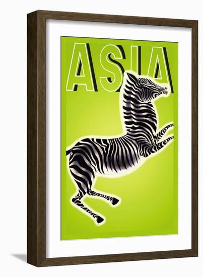 Zebra-Frank Mcintosh-Framed Art Print