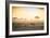 Zebras at sunset in Amboseli National Park, Kenya, East Africa, Africa-null-Framed Photographic Print