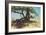 Zebras in the Steppe-Wilhelm Kuhnert-Framed Giclee Print