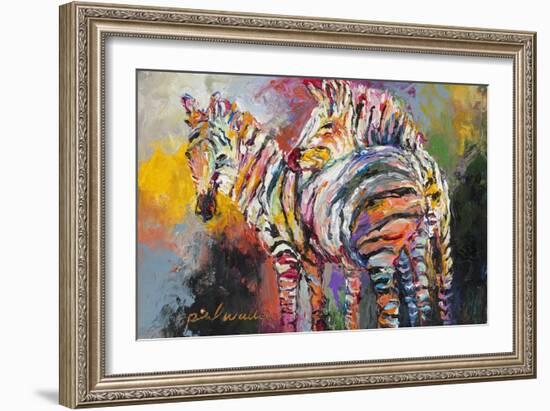 Zebras-Richard Wallich-Framed Giclee Print