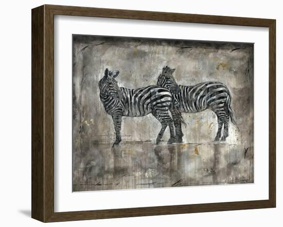 Zebras-Marta Wiley-Framed Art Print