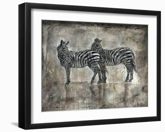 Zebras-Marta Wiley-Framed Art Print