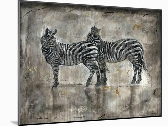 Zebras-Marta Wiley-Mounted Art Print