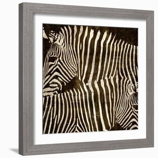 Zebras-Darren Davison-Framed Art Print