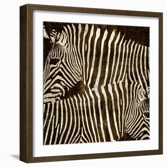 Zebras-Darren Davison-Framed Art Print