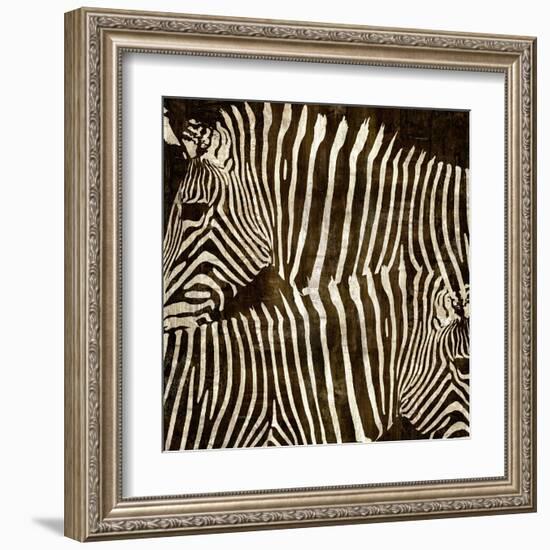 Zebras-Darren Davison-Framed Art Print