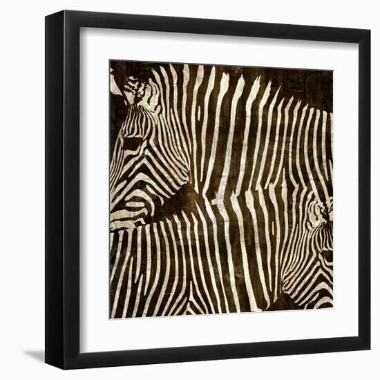 Zebras-Darren Davison-Framed Art Print