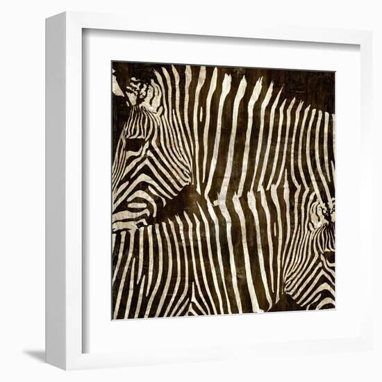 Zebras-Darren Davison-Framed Art Print