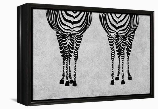 Zebras-Martina Pavlova-Framed Stretched Canvas