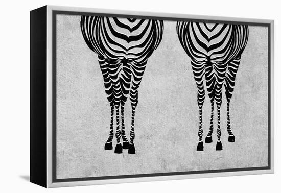 Zebras-Martina Pavlova-Framed Stretched Canvas