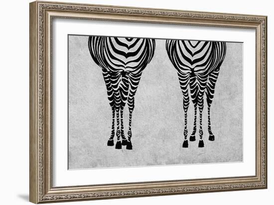 Zebras-Martina Pavlova-Framed Art Print