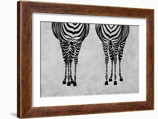 Zebras-Martina Pavlova-Framed Art Print