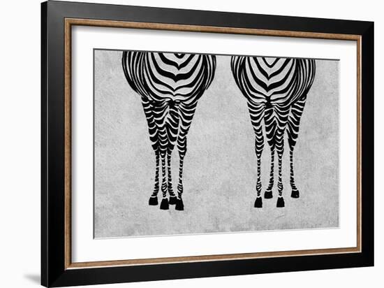 Zebras-Martina Pavlova-Framed Art Print