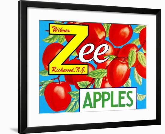 Zee Apples-null-Framed Art Print