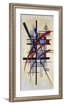 Zeichen mit Begleitung-Wassily Kandinsky-Framed Art Print
