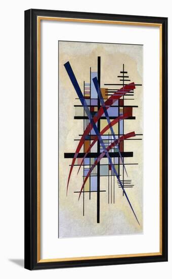 Zeichen mit Begleitung-Wassily Kandinsky-Framed Art Print