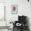 Zeichen mit Begleitung-Wassily Kandinsky-Framed Art Print displayed on a wall