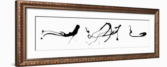 Zeichnung Tropftechnik-Jackson Pollock-Framed Serigraph