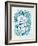 Zelda Blue-Cat Coquillette-Framed Art Print