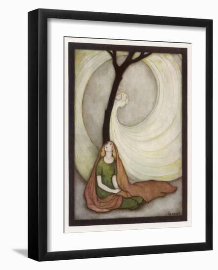 Zelie and the Fairy Candide-Jennie Harbour-Framed Art Print