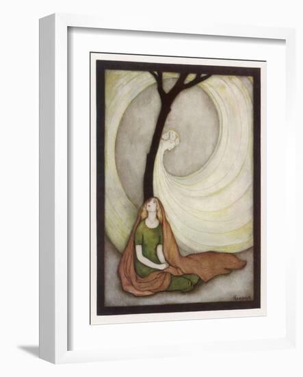 Zelie and the Fairy Candide-Jennie Harbour-Framed Art Print