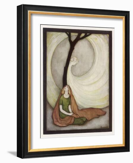 Zelie and the Fairy Candide-Jennie Harbour-Framed Art Print