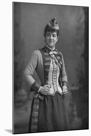 Zelie De Lussan (1861-194), American Mezzo-Soprano, 1893-W&d Downey-Mounted Photographic Print