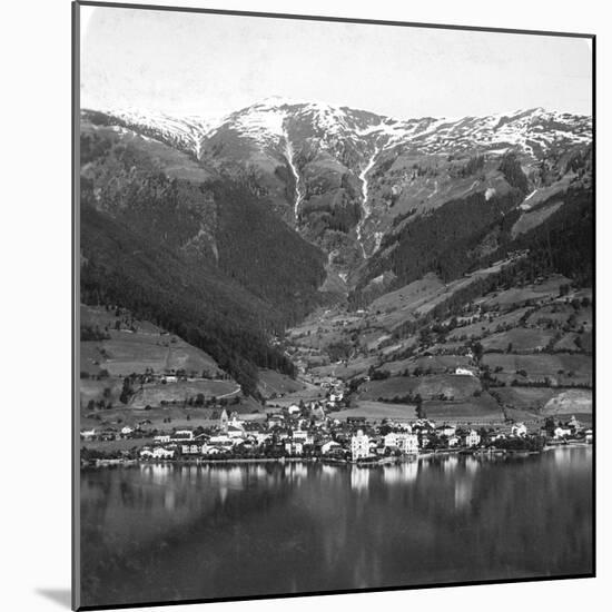 Zell Am See and Mount Schmittenhöhe, Salzburg, Austria, C1900s-Wurthle & Sons-Mounted Photographic Print