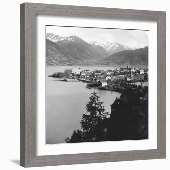 Zell Am See, Salzburg, Austria, C1900s-Wurthle & Sons-Framed Photographic Print