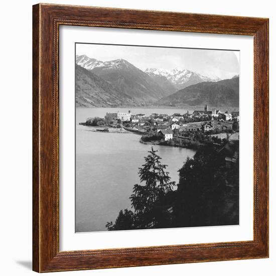 Zell Am See, Salzburg, Austria, C1900s-Wurthle & Sons-Framed Photographic Print