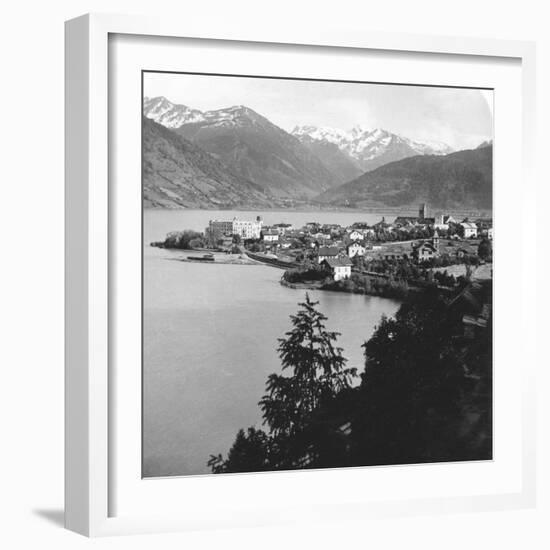 Zell Am See, Salzburg, Austria, C1900s-Wurthle & Sons-Framed Photographic Print