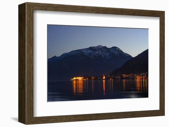 Zeller See Lake with View at Zell Am See and Hohe Tauern, Austria, Salzburg, Pinzgau-Volker Preusser-Framed Photographic Print