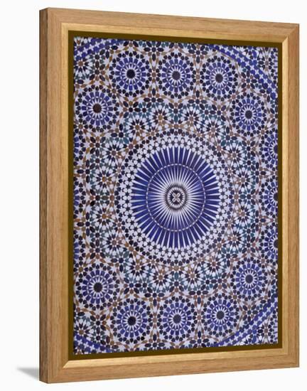 Zellij (Geometric Mosaic Tilework) Adorn Walls, Morocco-Merrill Images-Framed Premier Image Canvas