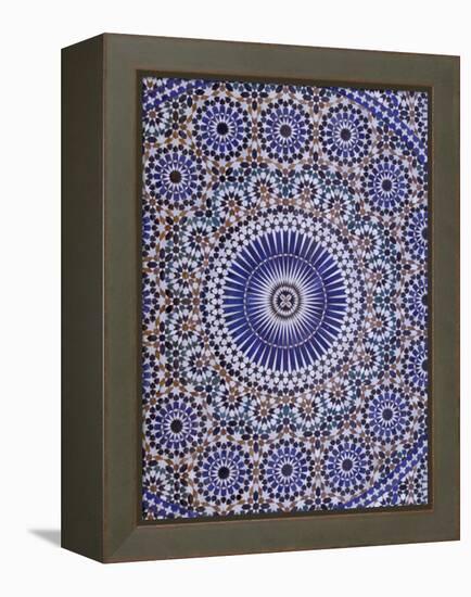 Zellij (Geometric Mosaic Tilework) Adorn Walls, Morocco-Merrill Images-Framed Premier Image Canvas