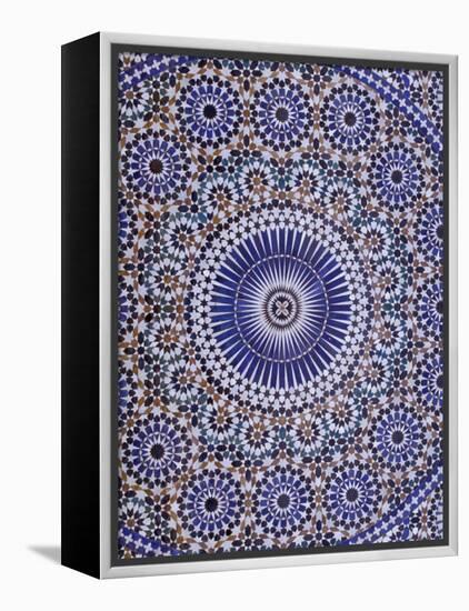 Zellij (Geometric Mosaic Tilework) Adorn Walls, Morocco-Merrill Images-Framed Premier Image Canvas