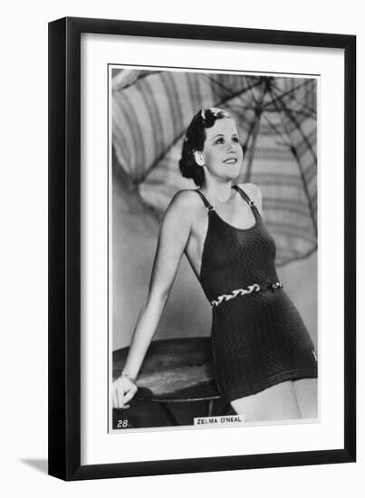 Zelma O'Neal, American Actress, Singer, and Dancer, C1938-null-Framed Giclee Print