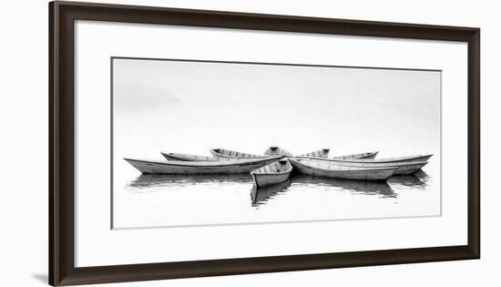 Zen Boats-Unknown-Framed Art Print