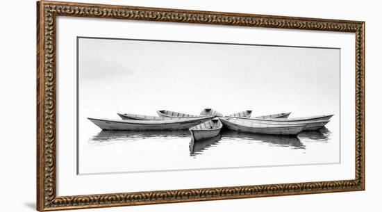 Zen Boats-Unknown-Framed Art Print